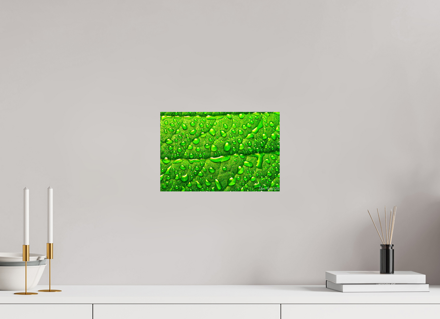 12 x 8″, Glossy Metal Smile