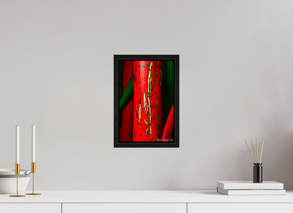 8 x 12″, Floater Frame Black Oak Wounded