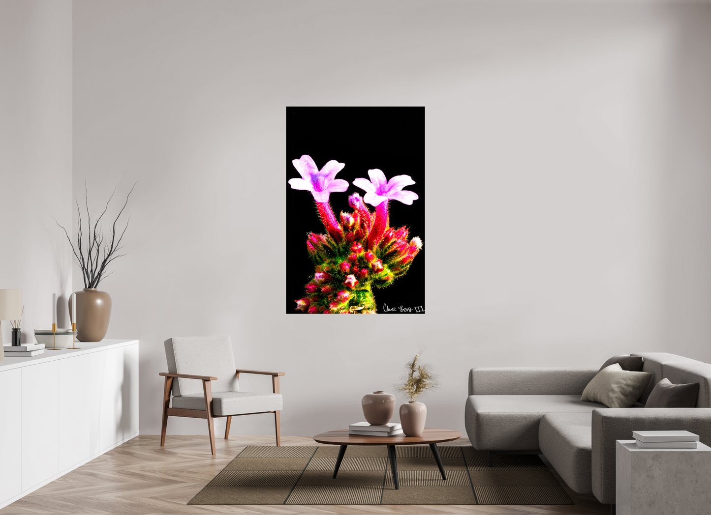 40 x 60″, Glossy Canvas Vebena Bonariensis Pair