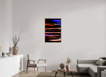 24 x 36″, Floater Frame Natural Oak Jupiter’s Storm