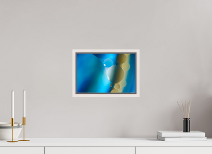 12 x 8″, Floater Frame Maple White Contiguous