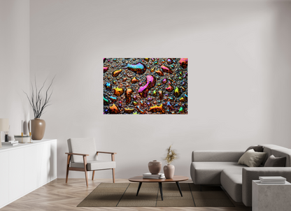 60 x 40″, Acrylic Homage to My Adolescence