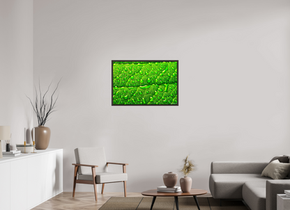 36 x 24″, Floater Frame Alder Brown Smile