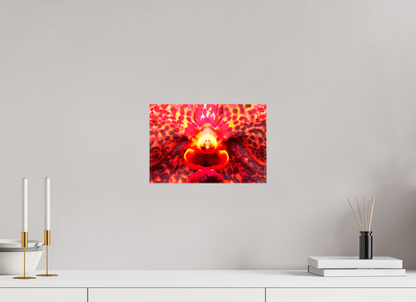 12 x 8″, Glossy Canvas Orchid’s Last Stand in the Inferno
