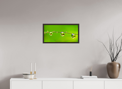 24 x 12″, Floater Frame Alder Brown Refraction