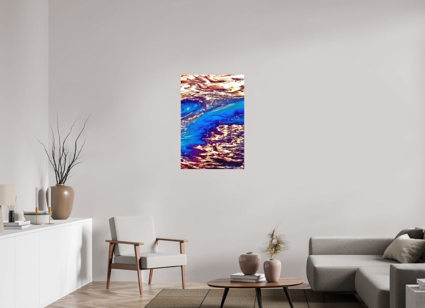 24 x 36″, Matte Canvas Stratospheric View