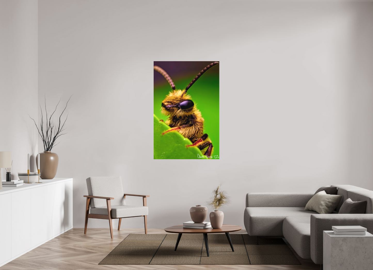 36 x 54″, Matte Canvas The Cutest Bee
