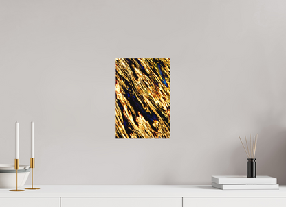8 x 12″, Matte Canvas Gilded Permeation
