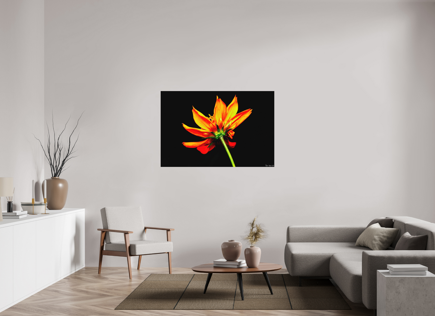 54 x 36″, Matte Metal Soaring Phoenix