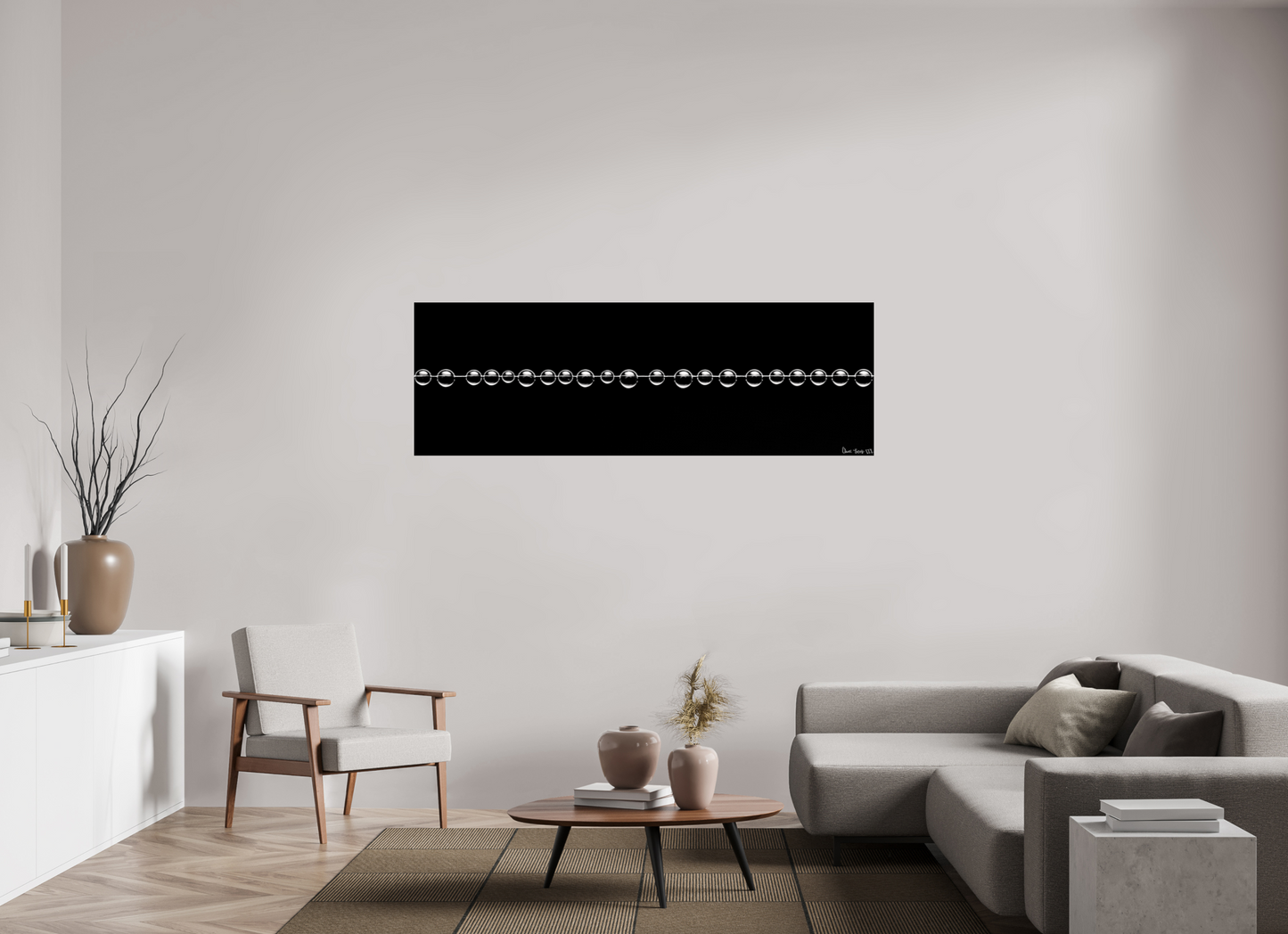 72 x 24″, Acrylic Orbed Symmetry