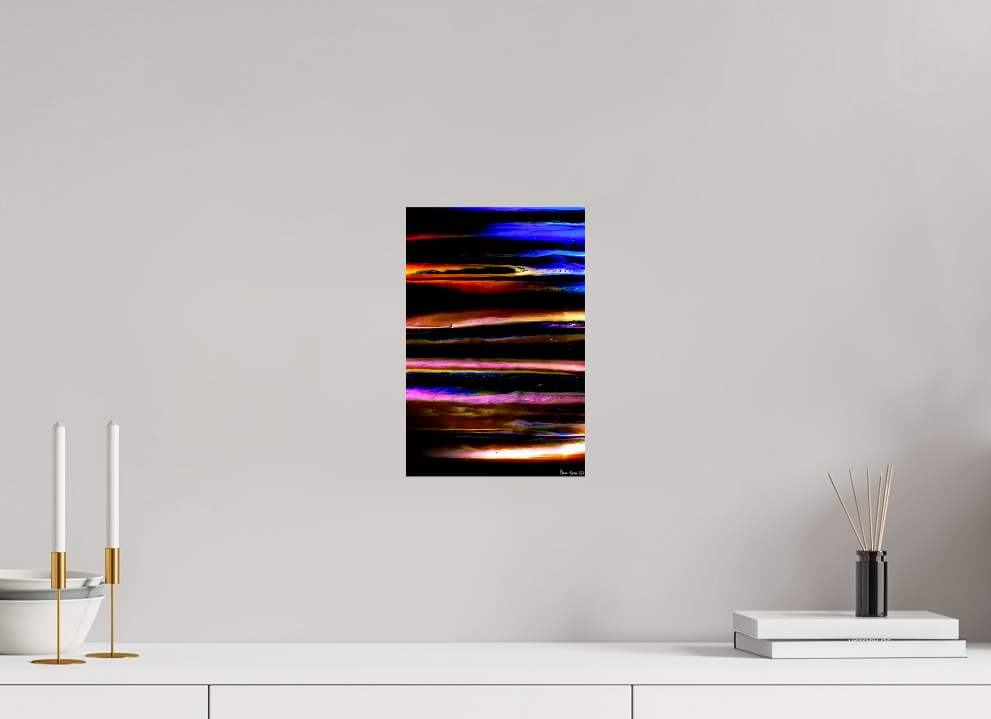 8 x 12″, Glossy Metal Jupiter’s Storm