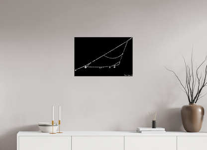24 x 16″, Glossy Canvas Right Triangle