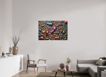 45 x 30″, Matte Metal Homage to My Adolescence