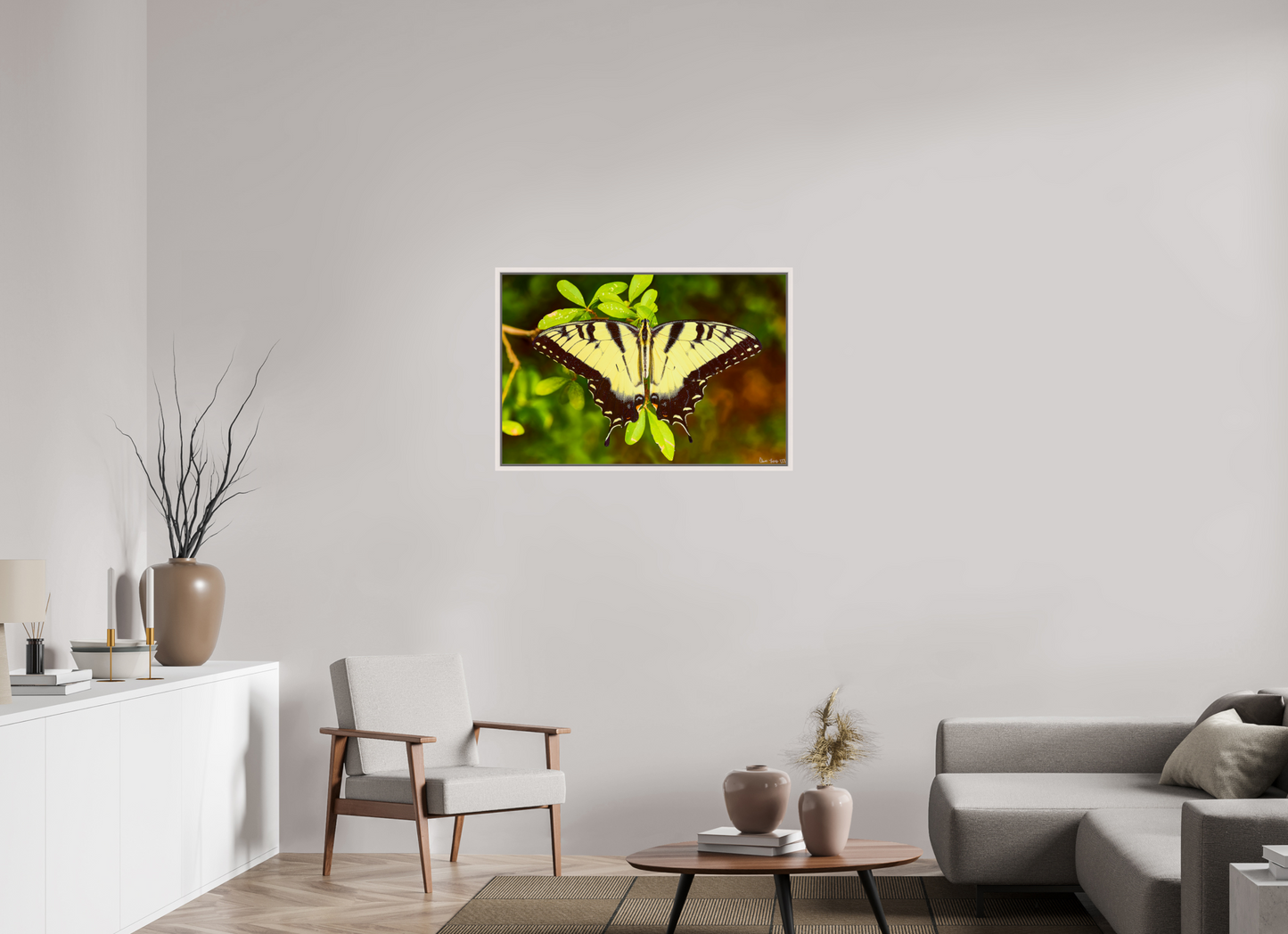 36 x 24″, Floater Frame Maple White Angel's Landing