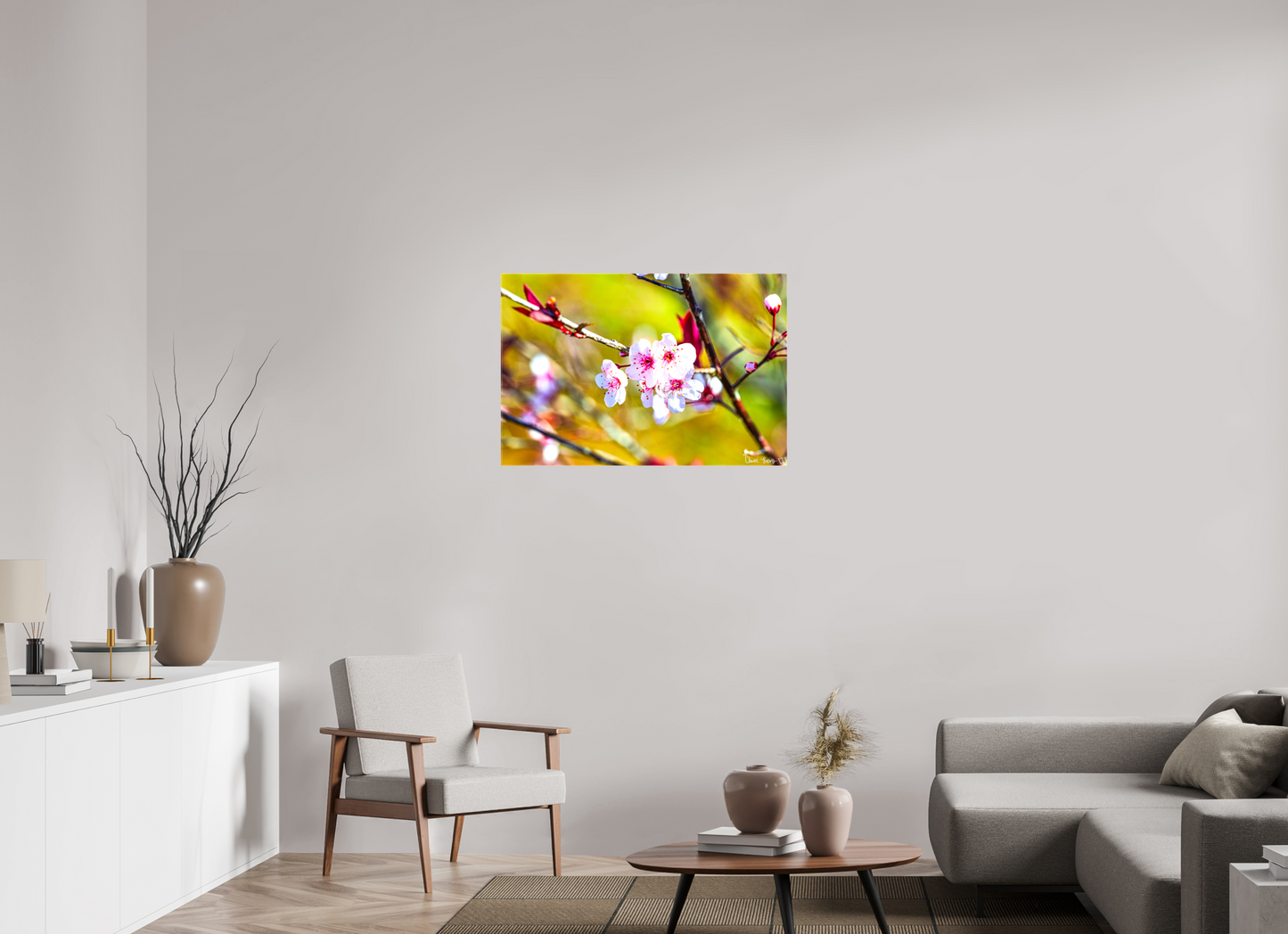 36 x 24″, Glossy Canvas Cherry Blossom