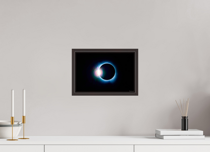 12 x 8″, Floater Frame Alder Brown Terra, Luna, and Sol