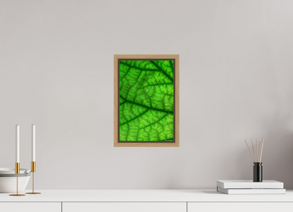 8 x 12″, Floater Frame Natural Oak Rivers & Streams