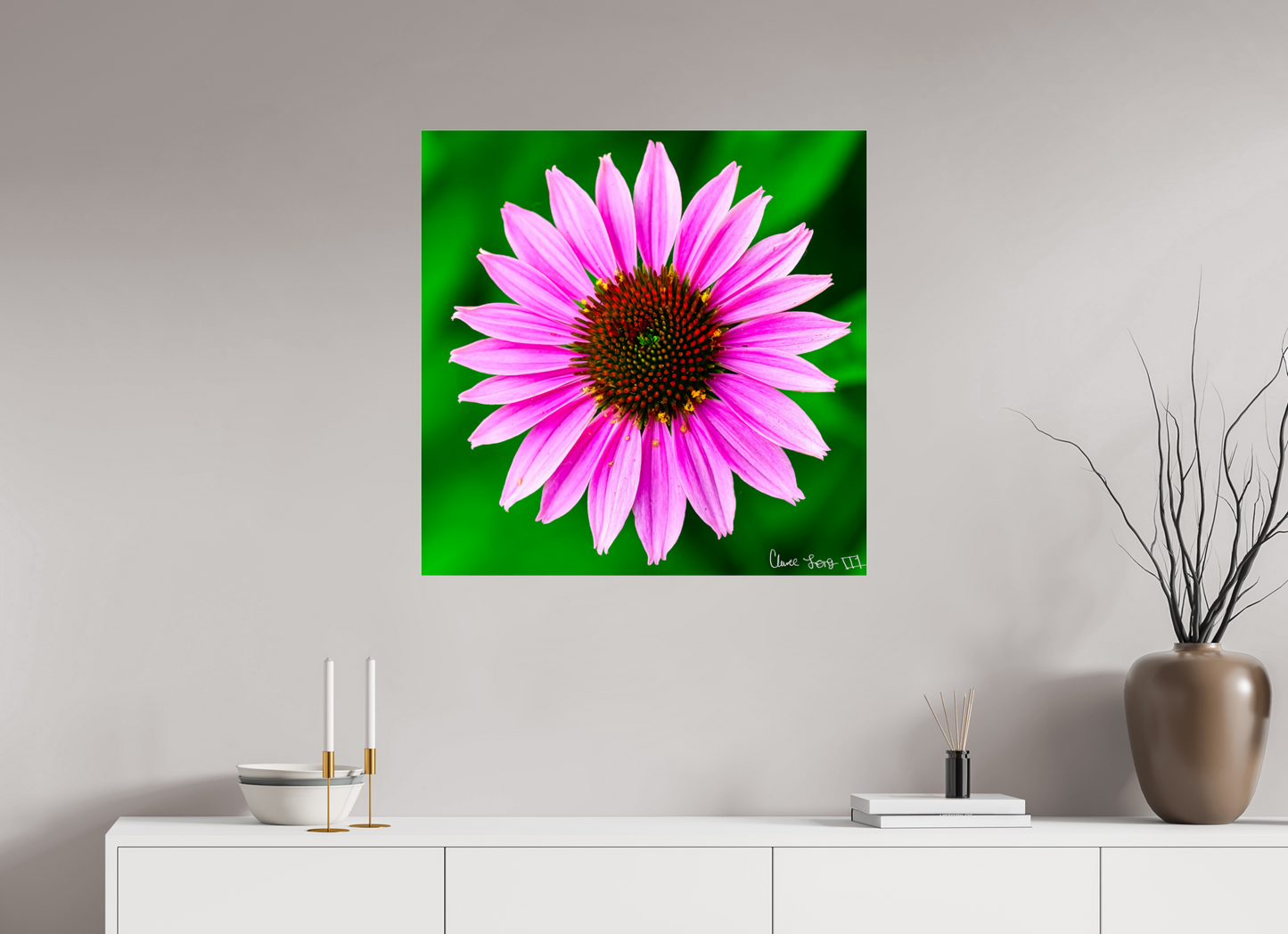 30 x 30″, Acrylic Icosidigon