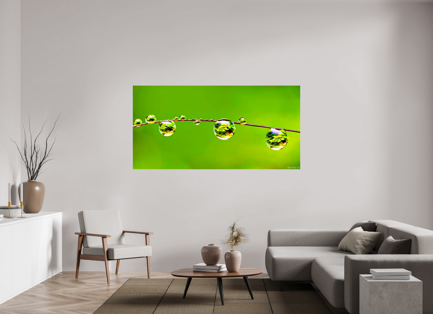 78 x 39″, Acrylic Refraction