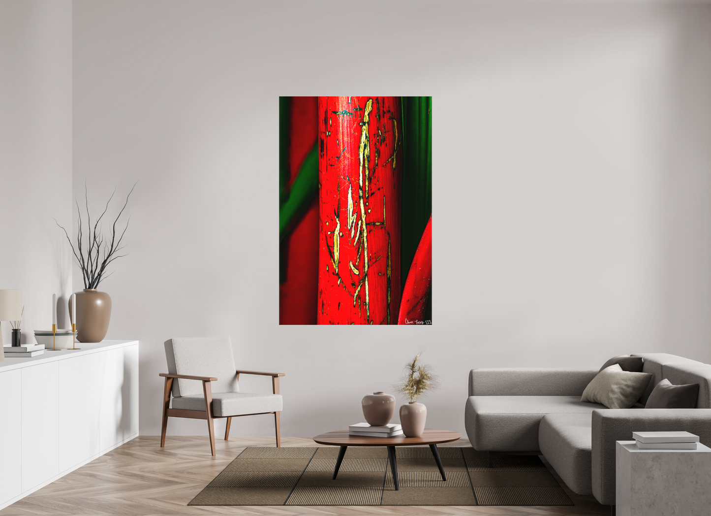 44 x 66″, Matte Canvas Wounded