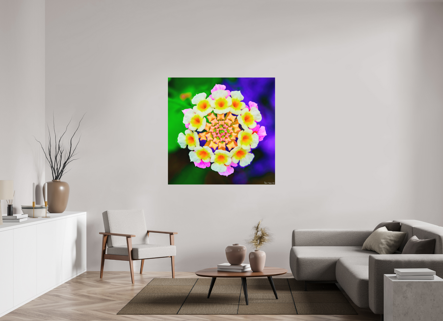 50 x 50″, Direct Print on Aluminum Dibond Default Quintessence