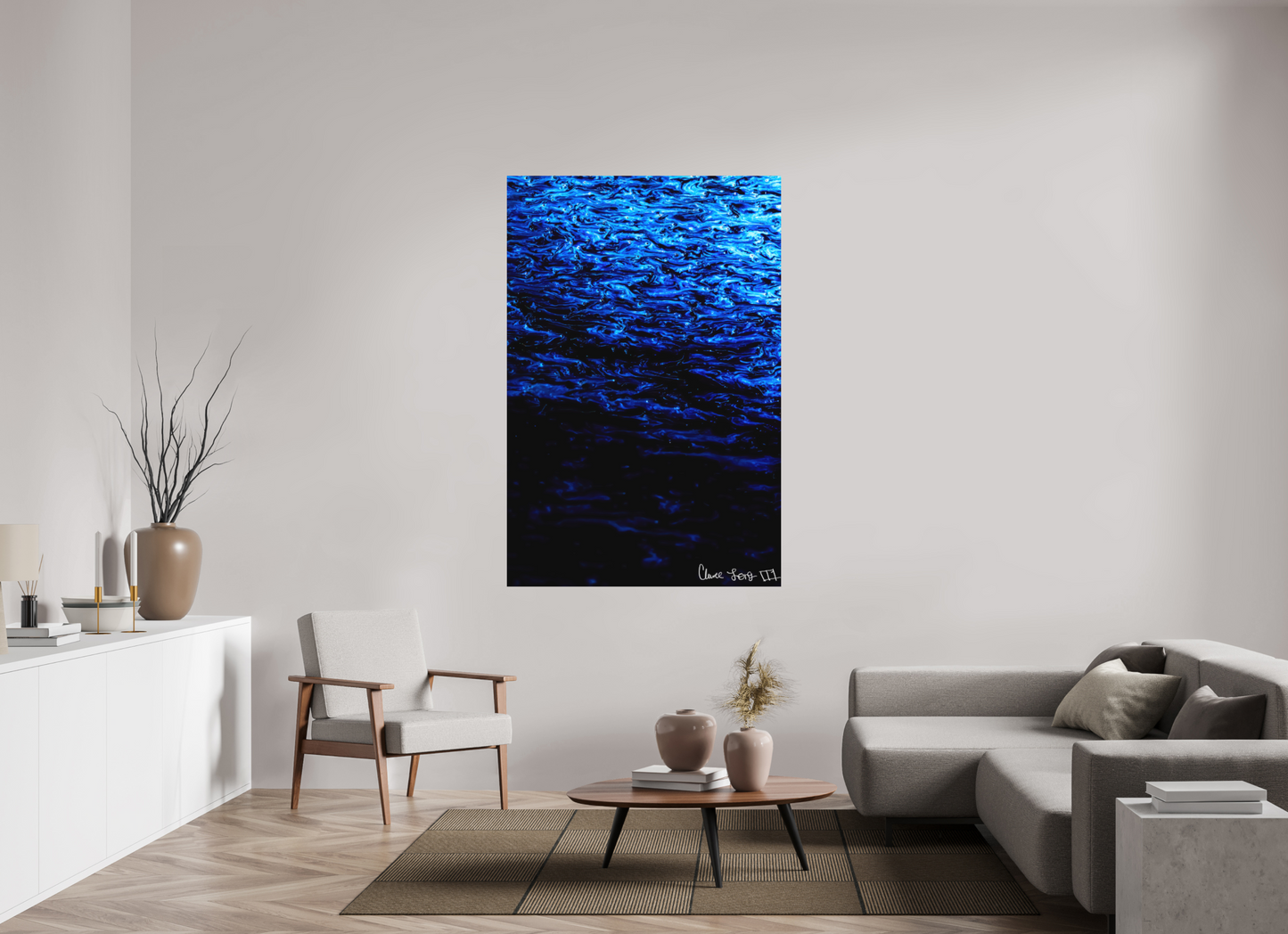 44 x 66″, Matte Metal Submergence