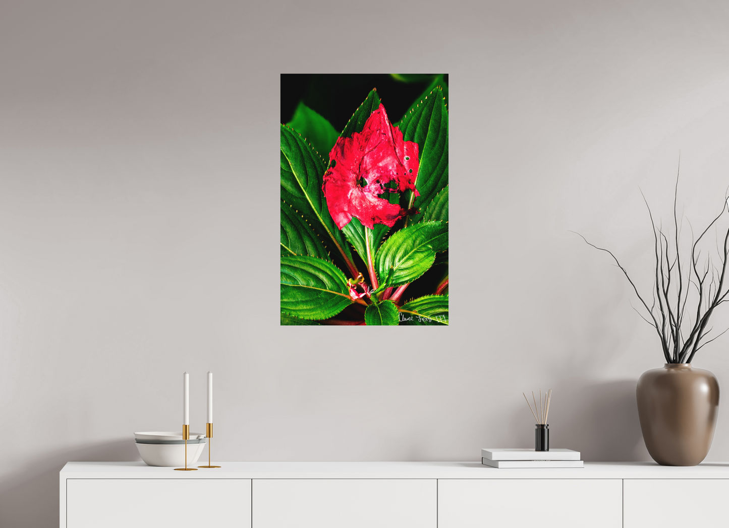 20 x 30″, Matte Metal Subsume