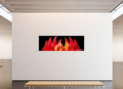 93 x 31″, Acrylic Flaming Sword