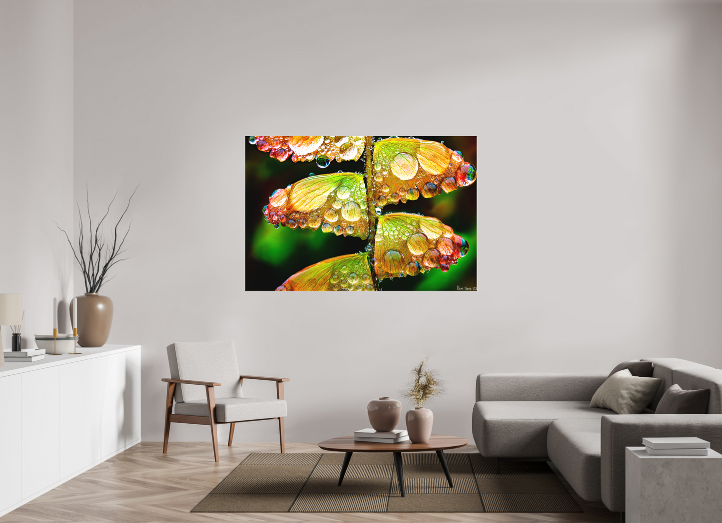 66 x 44″, Matte Canvas Monarch’s Abundance