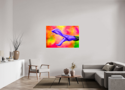 54 x 36″, Glossy Canvas Eden’s Serpent