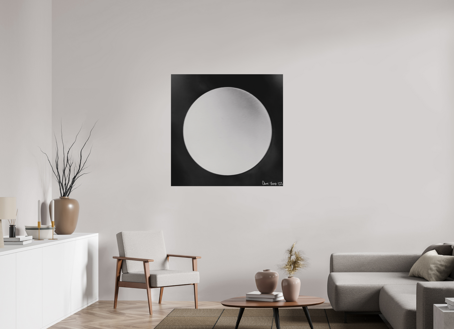 40 x 40″, Matte Canvas Lycan’s Moon