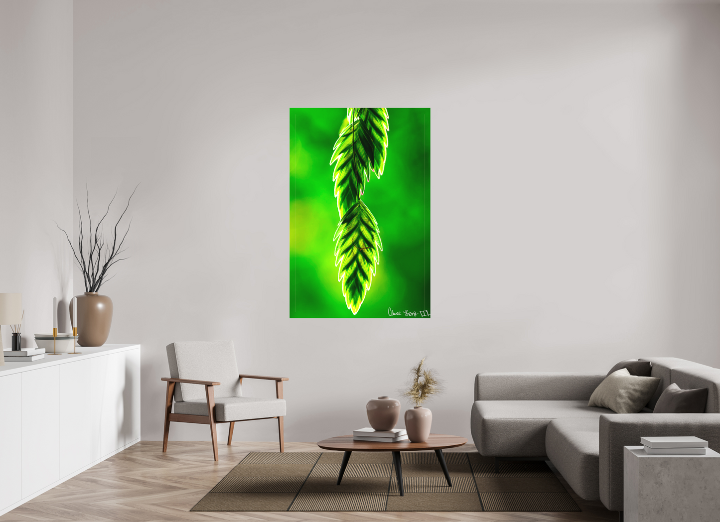 40 x 60″, Matte Canvas Harmonic Trinity