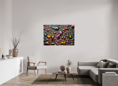 54 x 36″, Glossy Metal Homage to My Adolescence