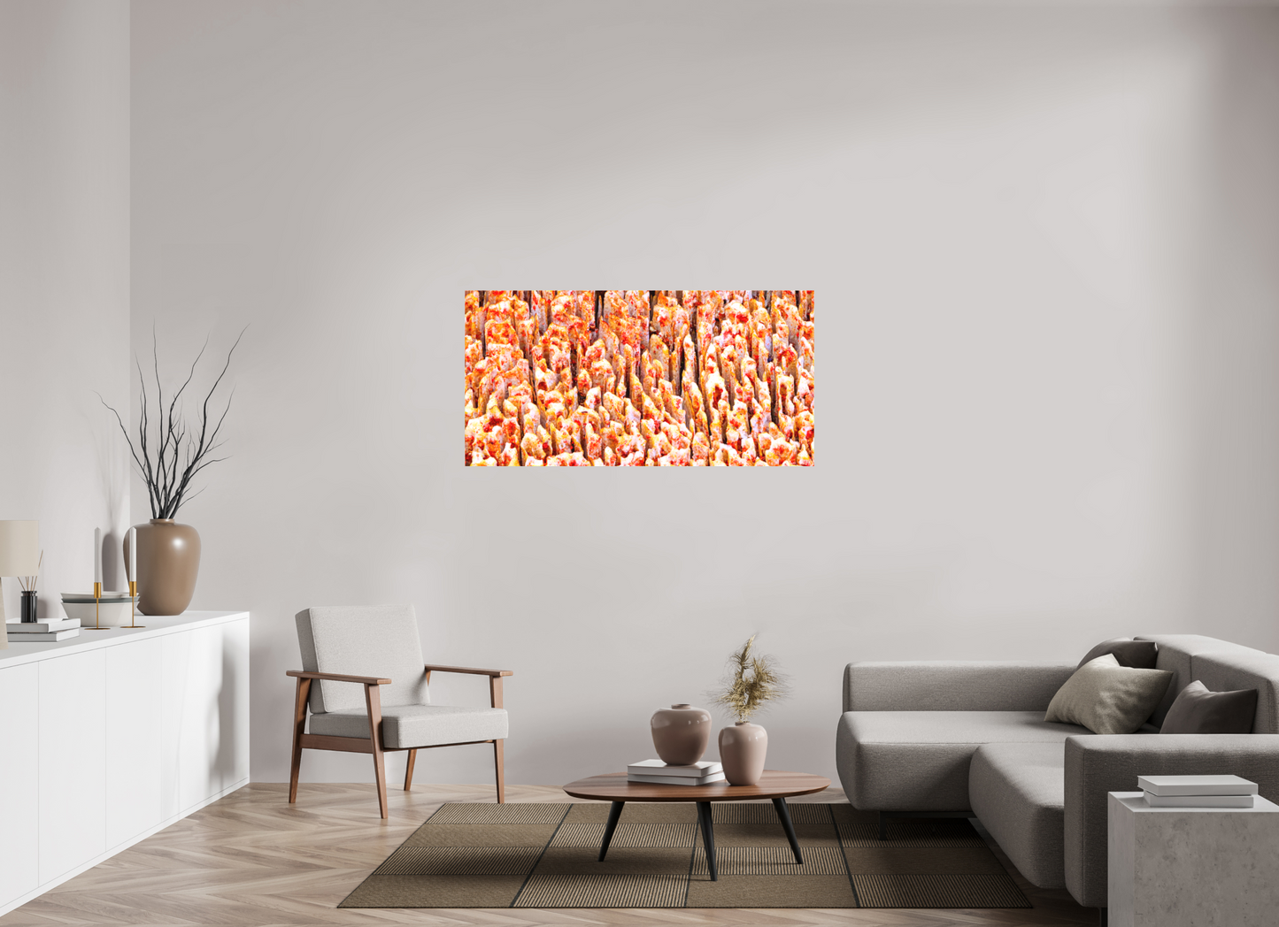56 x 28″, Matte Canvas Inescapable Decay