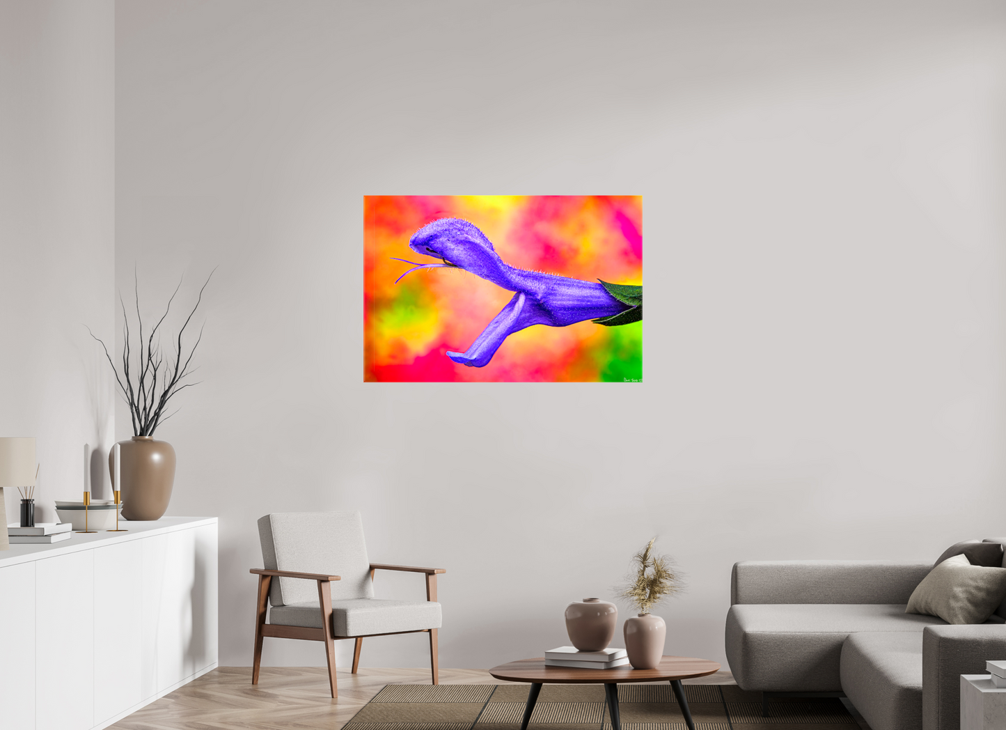 45 x 30″, Glossy Canvas Eden’s Serpent