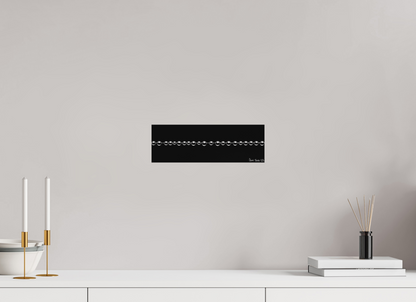 12 x 4″, Matte Metal Orbed Symmetry