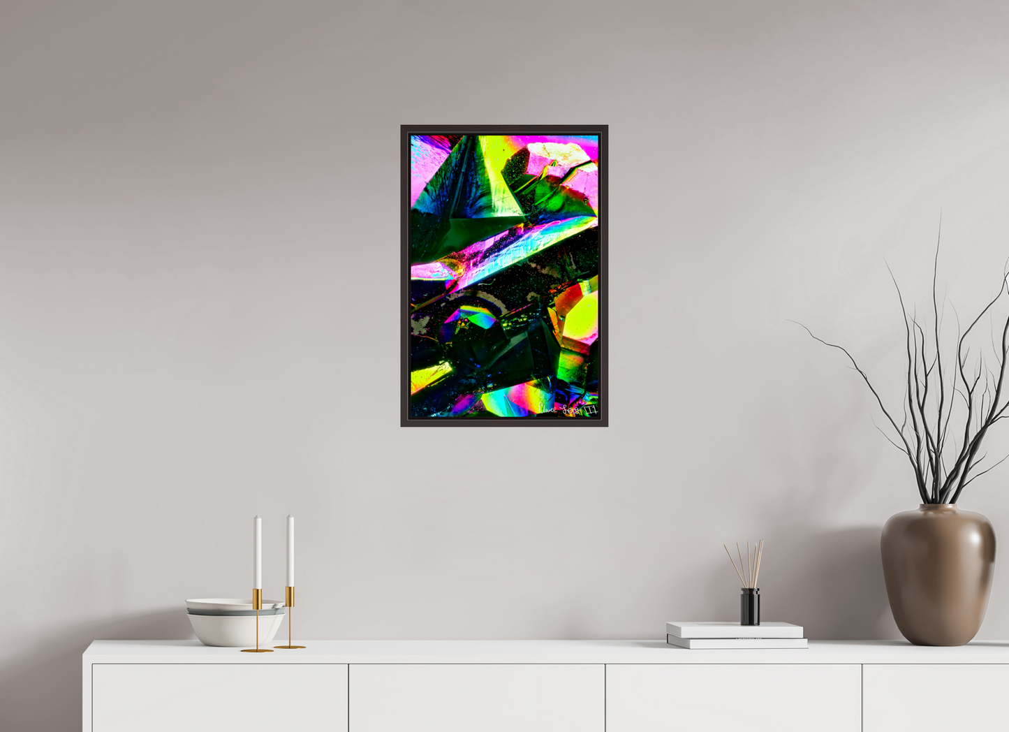 16 x 24″, Floater Frame Alder Brown Flummox