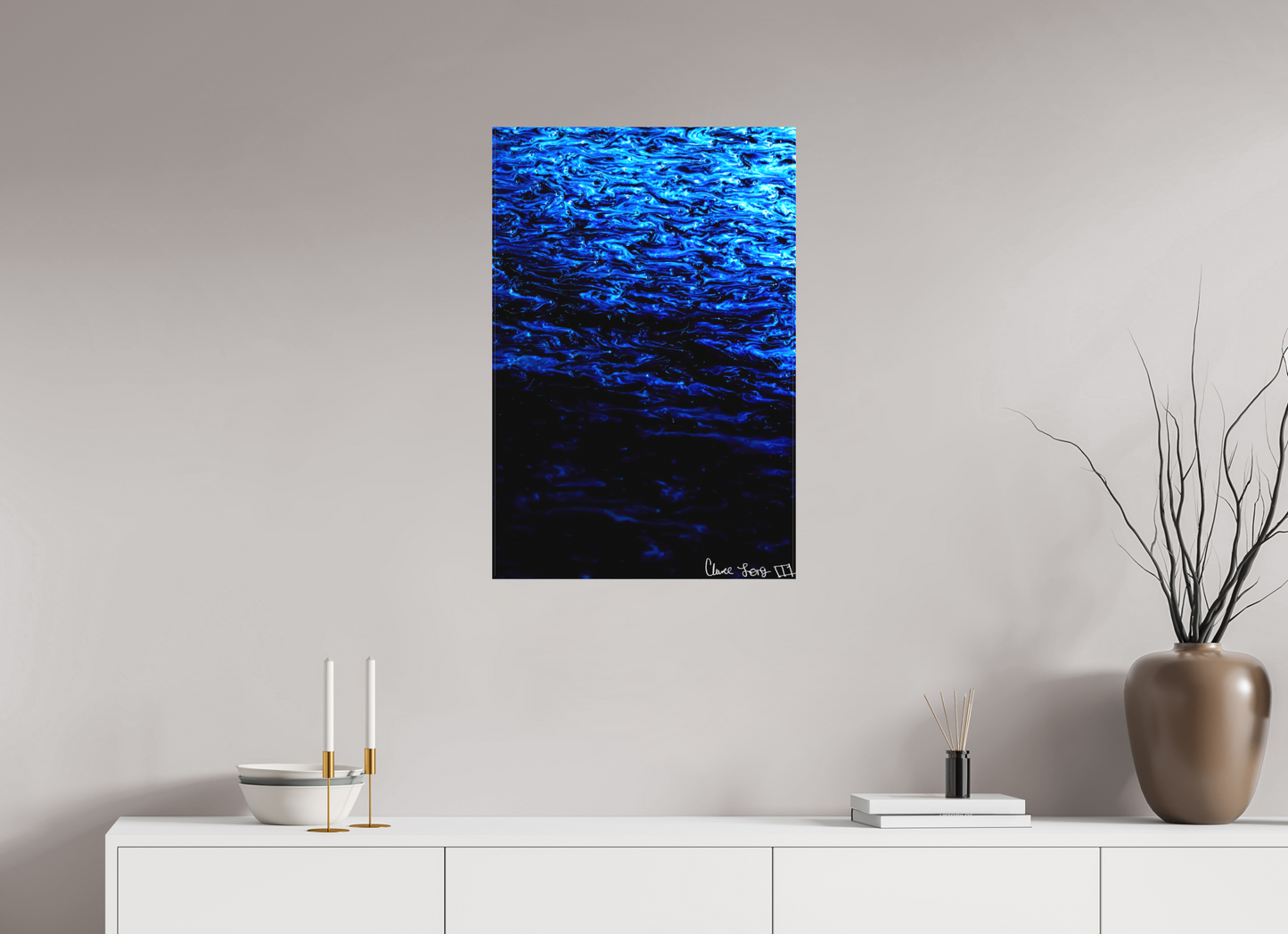 20 x 30″, Matte Canvas Submergence