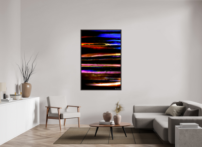 40 x 60″, Floater Frame Alder Brown Jupiter’s Storm