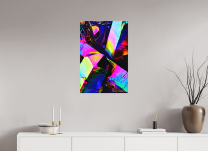20 x 30″, Matte Metal Prismatic Shards