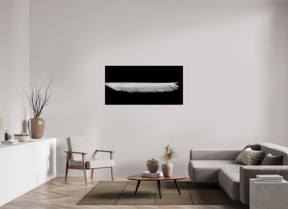 56 x 28″, Glossy Metal Frayed Precision