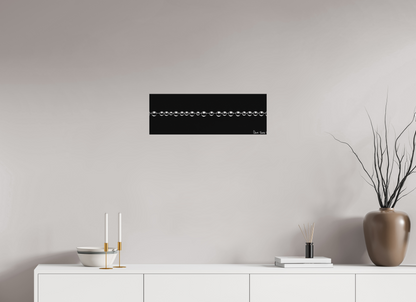 24 x 8″, Matte Canvas Orbed Symmetry