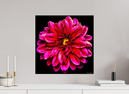 20 x 20″, Acrylic Droplets Galore