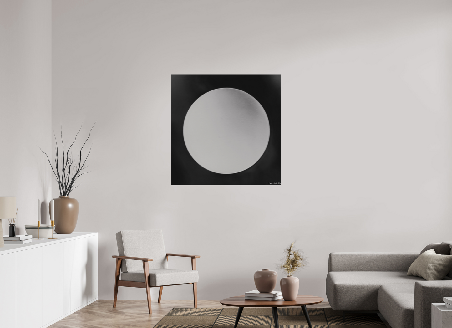 40 x 40″, Forex Lycan’s Moon
