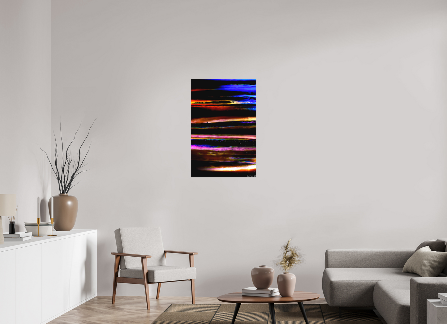 24 x 36″, Matte Metal Jupiter’s Storm