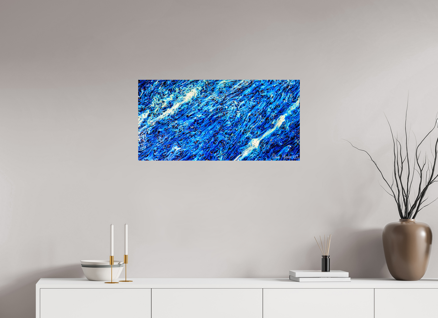 32 x 16″, Glossy Metal Reprieve