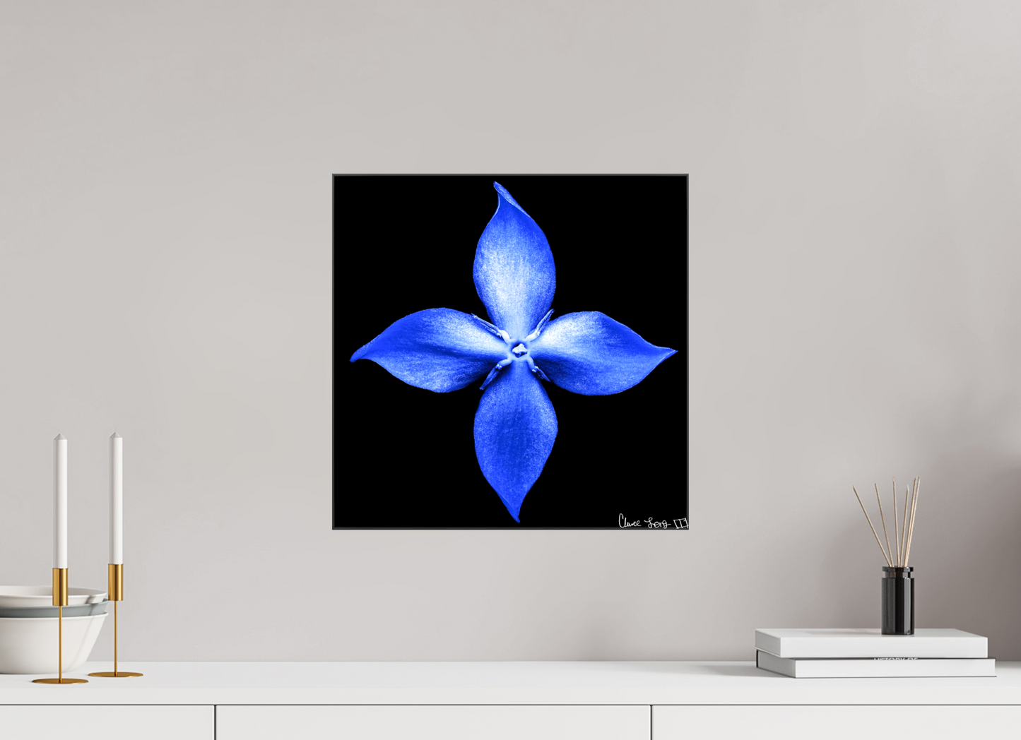 15 x 15″, Glossy Canvas Halcyon Compass