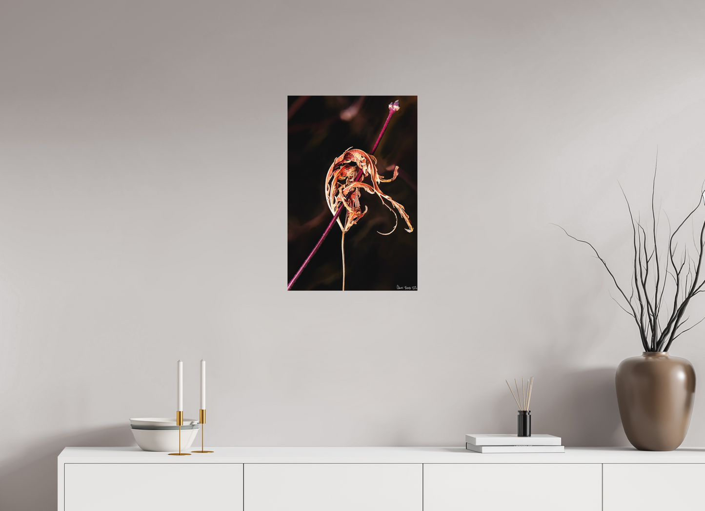 16 x 24″, Matte Metal Impaled