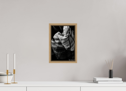 8 x 12″, Floater Frame Natural Oak Overtime