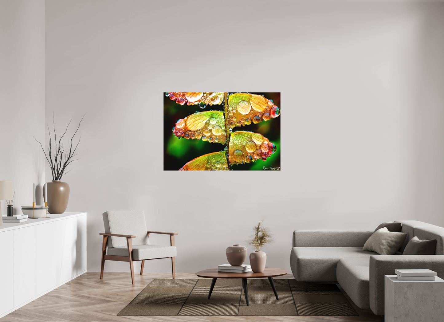 54 x 36″, Matte Canvas Monarch’s Abundance